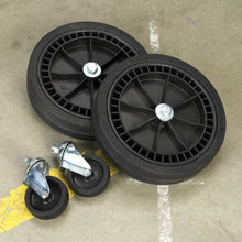 Load image into Gallery viewer, Sealey Wheel Kit for Fixed Compressors - 2 Castors &amp; 2 Fixed
