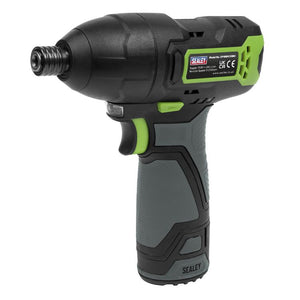 Sealey Cordless Impact Driver 1/4" Hex Drive 10.8V 2Ah SV10.8 Series