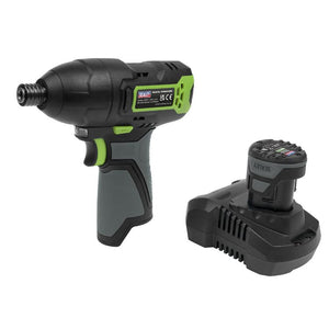 Sealey Cordless Impact Driver 1/4" Hex Drive 10.8V 2Ah SV10.8 Series