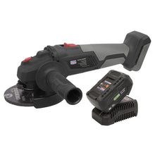 Load image into Gallery viewer, Sealey Brushless Angle Grinder Kit 115mm 20V 4Ah SV20 Series
