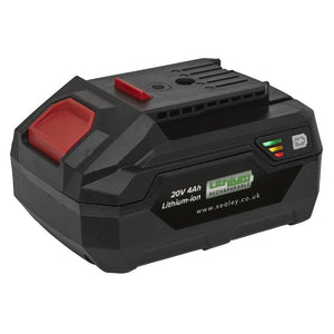 Sealey Brushless Impact Wrench Kit 1/2" Sq Drive 20V SV20 Series 4Ah