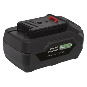 Sealey Power Tool Battery 20V 4Ah SV20 Series Lithium-ion