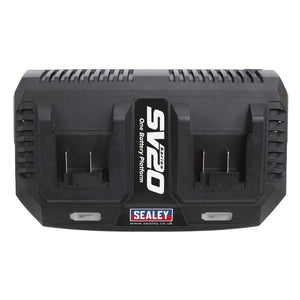 Sealey Dual Battery Charger 20V SV20 Series Lithium-ion