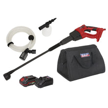 Load image into Gallery viewer, Sealey Cordless Pressure Washer 20V SV20 Series 2Ah

