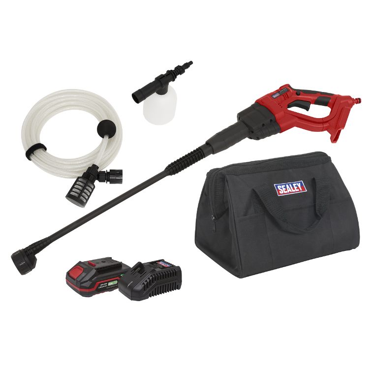 Sealey Cordless Pressure Washer 20V SV20 Series 2Ah