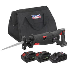 Load image into Gallery viewer, Sealey Brushless Reciprocating Saw 20V SV20 Series Kit - 2 Batteries
