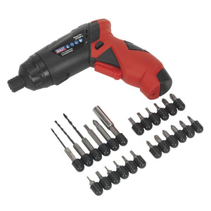 Sealey Cordless Screwdriver Set 26pc 3.6V Lithium-ion