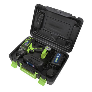 Sealey Cordless Impact Wrench 18V 3Ah Lithium-ion 1/2" Drive Hi-Vis
