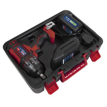 Load image into Gallery viewer, Sealey Cordless Impact Wrench 18V 3Ah Lithium-ion 1/2" Drive
