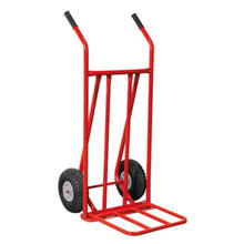 Load image into Gallery viewer, Sealey Sack Truck Pneumatic Tyres Folding 150kg Capacity
