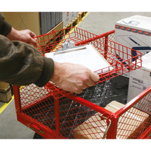 Load image into Gallery viewer, Sealey Platform Truck, Sides Pneumatic Tyres 450kg Capacity
