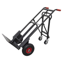 Load image into Gallery viewer, Sealey Heavy-Duty 3-in-1 Sack Truck, PU Tyres 300kg Capacity
