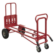 Load image into Gallery viewer, Sealey Sack Truck 3-in-1, Pneumatic Tyres 250kg Capacity
