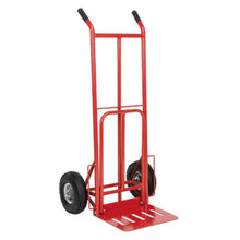 Load image into Gallery viewer, Sealey Sack Truck Pneumatic Tyres &amp; Folding 250kg Capacity
