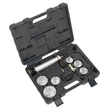 Load image into Gallery viewer, Sealey Cooling System Pressure Test Kit 7pc - Commercial
