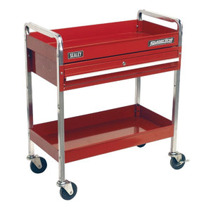 Sealey Trolley 2-Level Heavy-Duty, Lockable Drawer