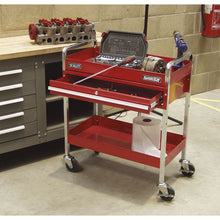 Load image into Gallery viewer, Sealey Trolley 2-Level Heavy-Duty, Lockable Drawer
