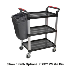 Sealey Workshop Trolley 3-Level Composite - 3 Wall - 750 x 460 x 980mm