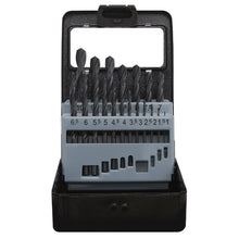 Load image into Gallery viewer, Sealey HSS Roll Forged Drill Bit Set 19pc 1-10mm
