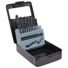 Load image into Gallery viewer, Sealey HSS Roll Forged Drill Bit Set 19pc 1-10mm
