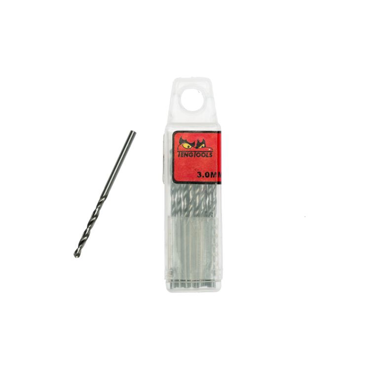 Teng Drill Bits Fully Ground 3.0mm 10pcs