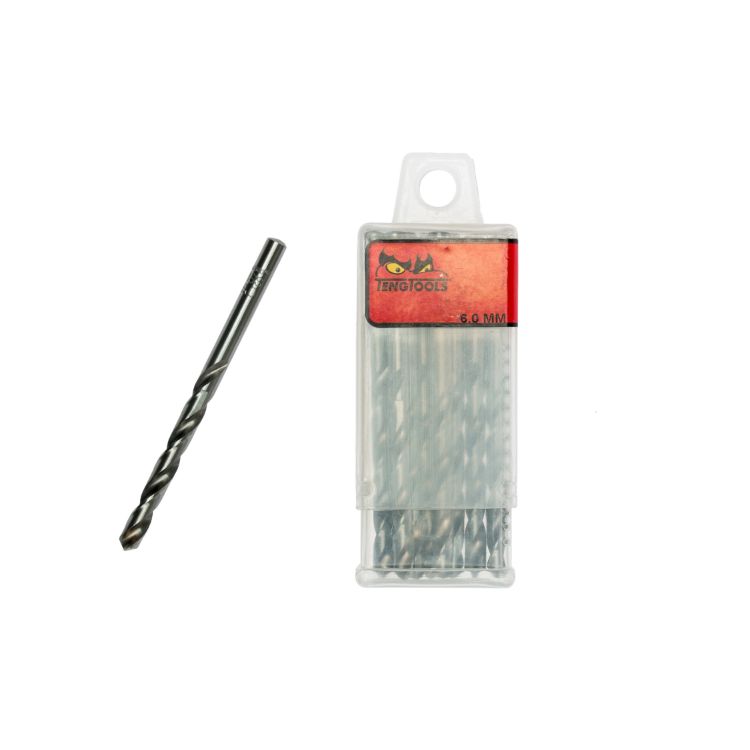 Teng Drill Bits Fully Ground 6.0mm 10pcs