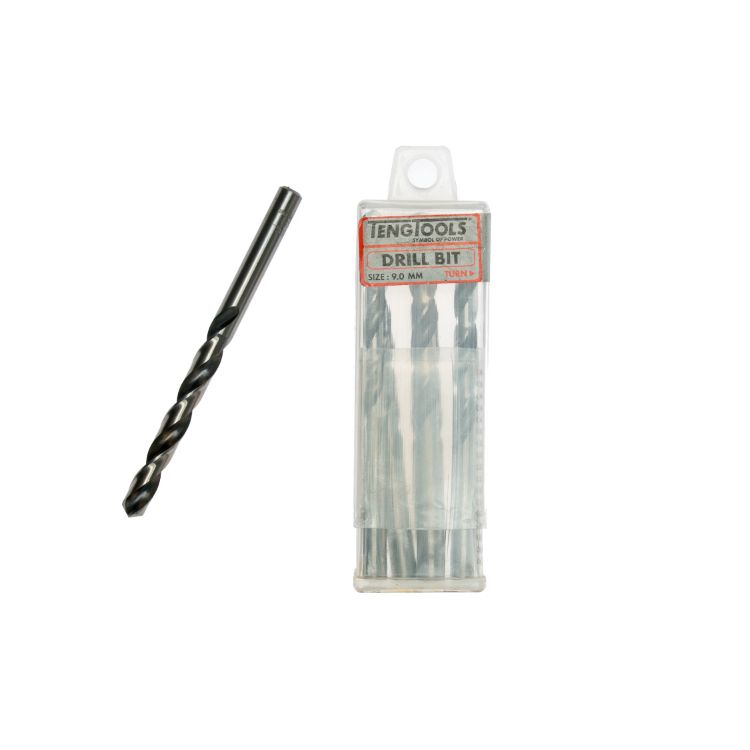Teng Drill Bits Fully Ground 9.0mm 5pcs