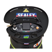 Load image into Gallery viewer, Sealey Vacuum Cleaner Industrial Dust-Free Wet/Dry 35L 1000W/230V Plastic Drum M-Class Self-Clean Filter
