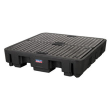 Load image into Gallery viewer, Sealey Barrel Bund Polyethylene 1380 x 1290 x 280mm 4 Drum
