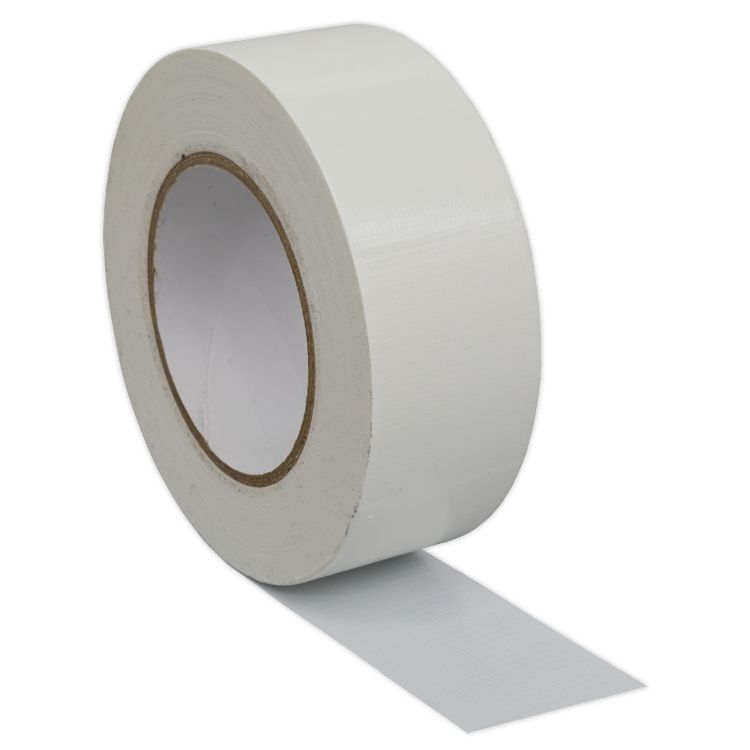 Sealey Duct Tape 50mm x 50M - White