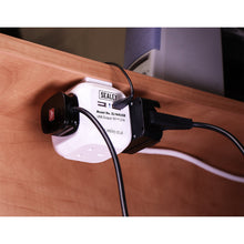 Load image into Gallery viewer, Sealey Extension Cable Cube 4 x 230V &amp; 2 x USB Sockets - 1.4M White

