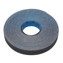 Load image into Gallery viewer, Sealey Emery Roll Blue Twill 25mm x 25M 40Grit
