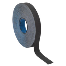 Load image into Gallery viewer, Sealey Emery Roll Blue Twill 25mm x 25M 80Grit

