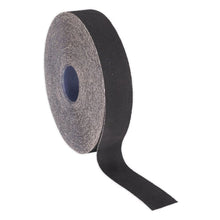Load image into Gallery viewer, Sealey Emery Roll Blue Twill 25mm x 50M 80Grit
