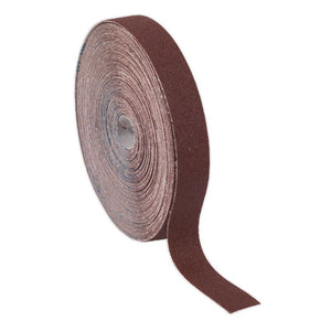 Sealey Emery Roll Brown 25mm x 50M 120Grit