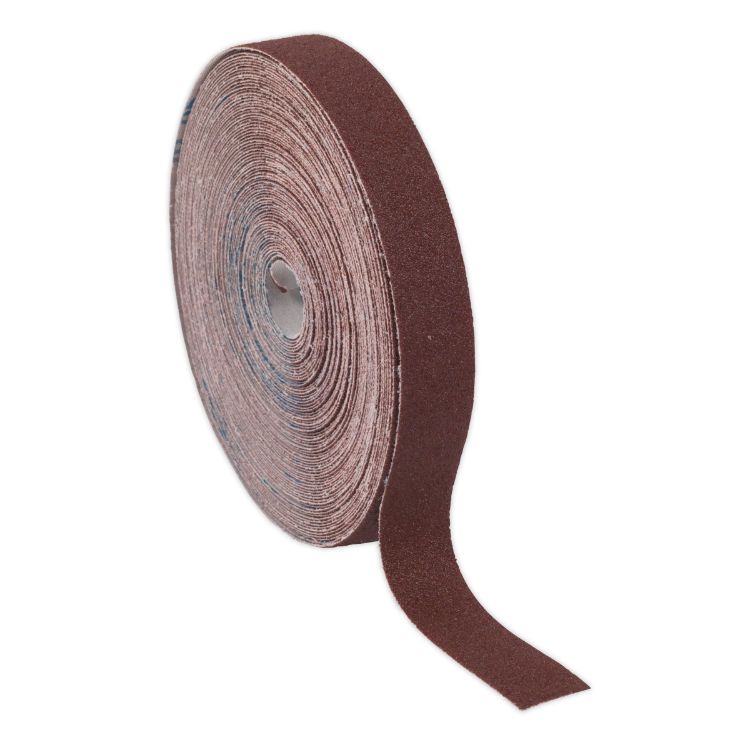Sealey Emery Roll Brown 25mm x 50M 120Grit
