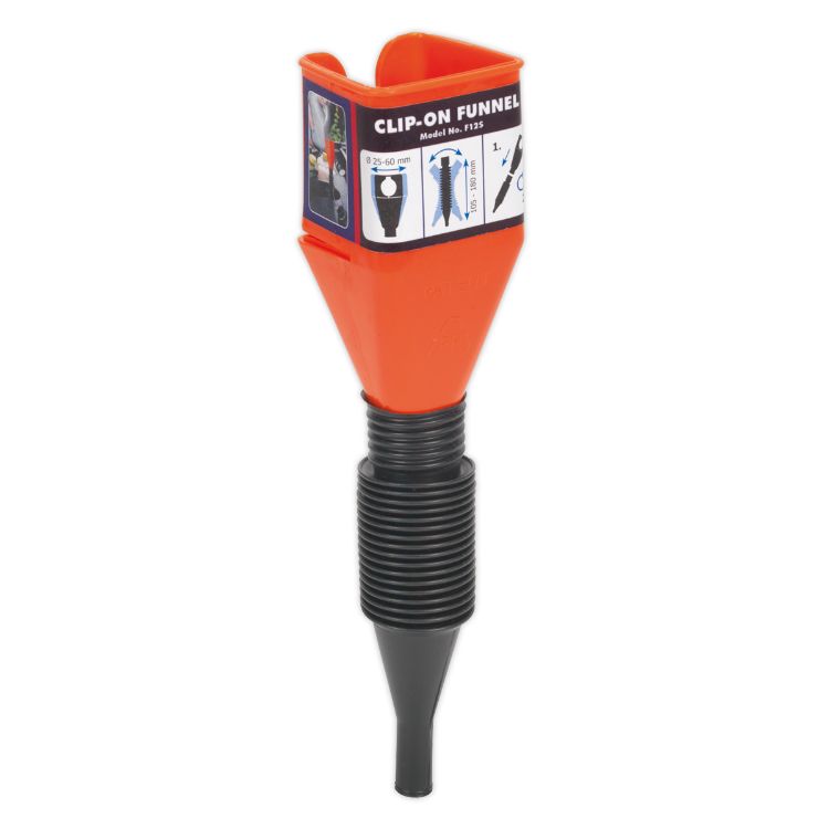 Sealey Clip-On Funnel, Spout