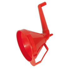 Load image into Gallery viewer, Sealey Funnel, Fixed Offset Spout &amp; Filter Medium 160mm (6")
