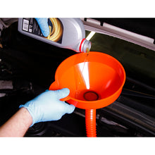 Load image into Gallery viewer, Sealey Flexi-Spout Funnel Medium Filter 200mm (8")
