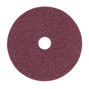 Sealey Sanding Disc Fibre Backed 115mm 36Grit - Pack of 25