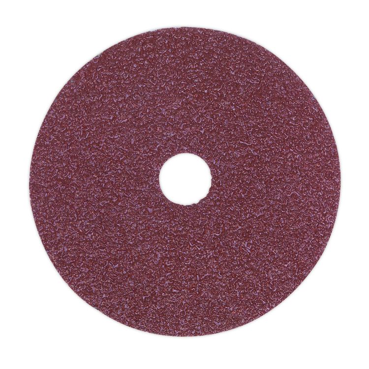 Sealey Sanding Disc Fibre Backed 115mm 36Grit - Pack of 25