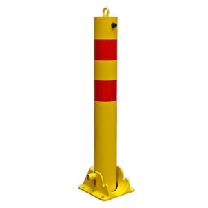 Sealey Folding Bollard 900mm (Red Stripe)