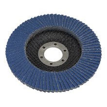 Load image into Gallery viewer, Sealey Flap Disc Zirconium 100mm (4&quot;) - 16mm Bore 120Grit
