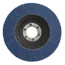 Load image into Gallery viewer, Sealey Flap Disc Zirconium 100mm (4&quot;) - 16mm Bore 120Grit
