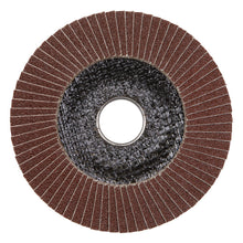 Load image into Gallery viewer, Sealey Flap Disc Aluminium Oxide 100mm (4") - 16mm Bore 60Grit
