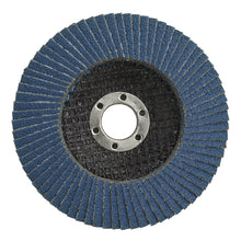 Load image into Gallery viewer, Sealey Flap Disc Zirconium 100mm (4") - 16mm Bore 80Grit
