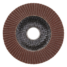 Load image into Gallery viewer, Sealey Flap Disc Aluminium Oxide 115mm (4-1/2&quot;) - 22mm Bore 60Grit
