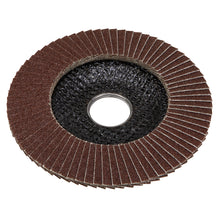 Load image into Gallery viewer, Sealey Flap Disc Aluminium Oxide 115mm (4-1/2&quot;) - 22mm Bore 60Grit
