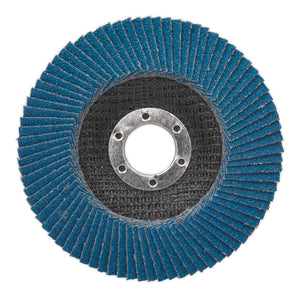 Sealey Flap Disc Zirconium 115mm - 22mm Bore 60Grit