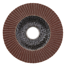 Load image into Gallery viewer, Sealey Flap Disc Aluminium Oxide 125mm (5") - 22mm Bore 120Grit
